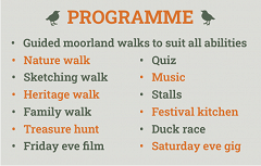 The Full Walking Festival Programme is Now Available